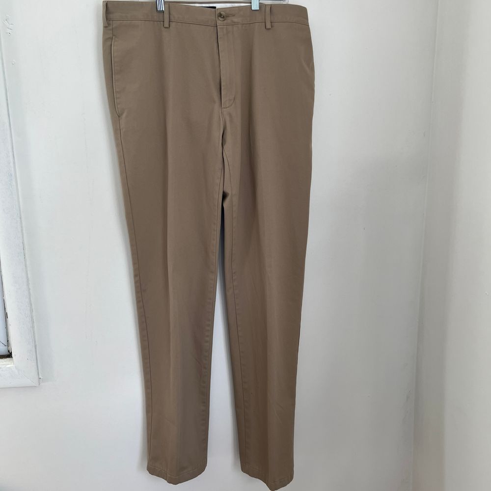 Lands' End khaki chino‎ pants 36x44, NWOT classic, preppy